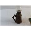 Image 5 : Vintage Kerosene Lantern and Brass Ship Bookends