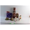Image 1 : Porcelain Kittens, Christmas Tree Ornaments, Ceramic Decorations, Storage Tins and Misc.