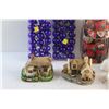 Image 4 : Porcelain Kittens, Christmas Tree Ornaments, Ceramic Decorations, Storage Tins and Misc.