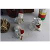 Image 9 : Porcelain Kittens, Christmas Tree Ornaments, Ceramic Decorations, Storage Tins and Misc.