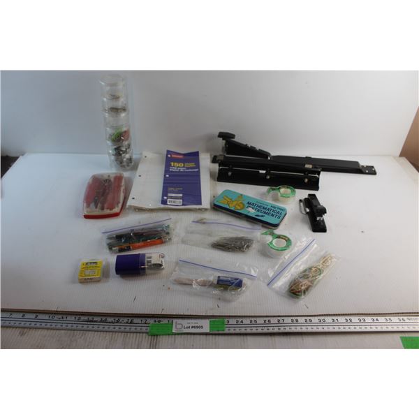 Office Supplies - Refill Paper, Staplers, Mathematical Instruments, Scraper Blades and Misc.