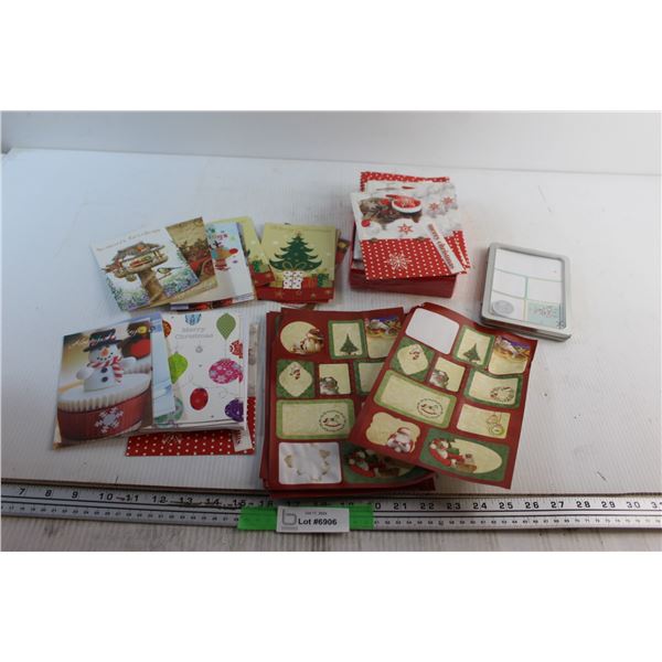 Holiday Greetings Cards and Christmas Stickers