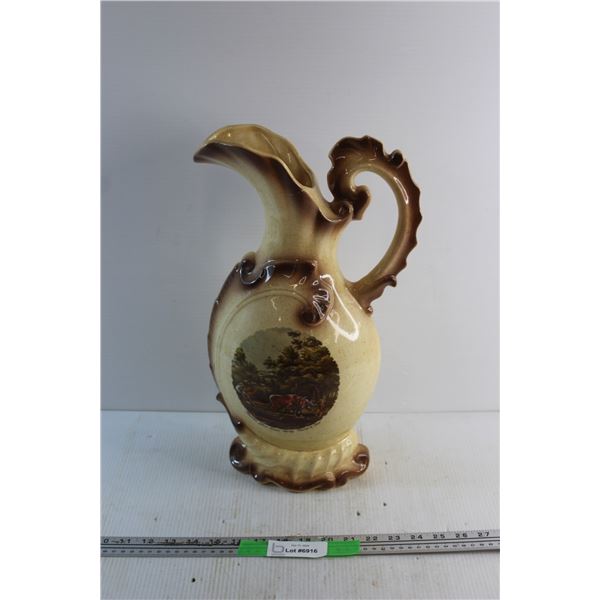 Ceramic Decorative Pitcher-been repair