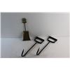 Image 8 : Power Fist Bale Hooks and Brass Fireplace Shovel