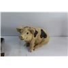 Image 7 : Wooden Turtle, Ceramic Pig, Ceramic Boot Decor and Toothpick Holder - Chipped