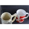 Image 10 : (4) Mugs and Coca Cola Glass