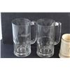 Image 2 : (4) Mugs and Coca Cola Glass