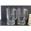 Image 7 : (4) Mugs and Coca Cola Glass