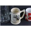 Image 8 : (4) Mugs and Coca Cola Glass