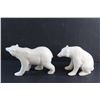 Image 2 : (2) Ceramic White Bear Decor