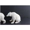 Image 3 : (2) Ceramic White Bear Decor