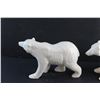 Image 4 : (2) Ceramic White Bear Decor