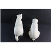 Image 6 : (2) Ceramic White Bear Decor