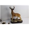 Image 12 : Brass Door Knocker, Ceramic Deer Statue, Ornaments and Bottle Holder