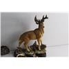 Image 9 : Brass Door Knocker, Ceramic Deer Statue, Ornaments and Bottle Holder