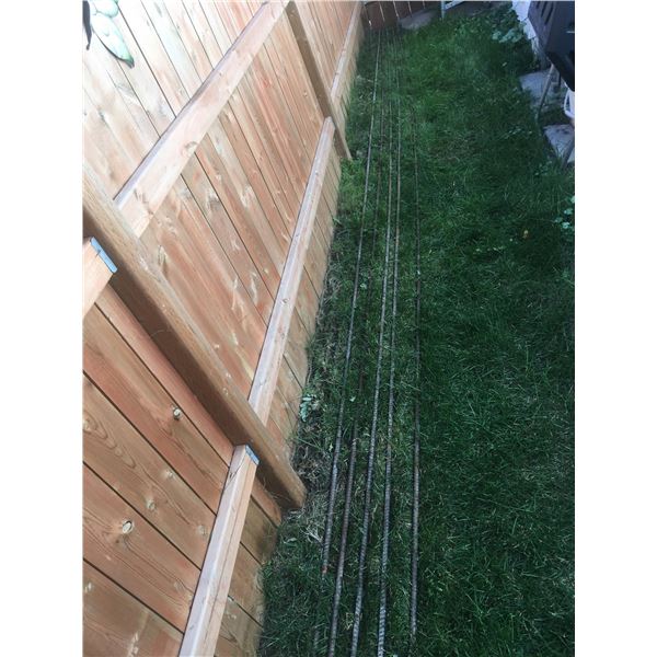 (5) Rebar Pieces - 6 Meter Lengths