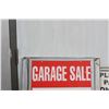 Image 2 : (6) Signs: Garage Sale, Do Not Park, No Trespassing, For Sale Sign