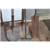 Image 3 : (2) Spades, (2) Rakes, Planting/Trenching Shade, Landscaping Rake, Broom, Square Mouth Shovel