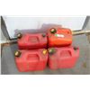 Image 1 : (4) Gasoline 2 Gallon Jerry Cans