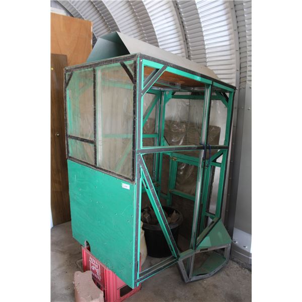 318 John Deere Tractor Cab (Also Fits 311 & 312 Models) - Plastic & Wood Material - 32" x 43" x 67" 