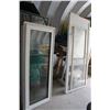 Image 1 : Storm Outside Door & Frame - 35.5" x 80" Tall & Window - 23.5" x 60.5"