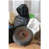 Image 2 : Lot: Water Hose, Wheel Barrow Tire, Floor Register, Animal Traps, Fertilizer, Misc.