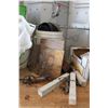 Image 3 : Lot: Water Hose, Wheel Barrow Tire, Floor Register, Animal Traps, Fertilizer, Misc.