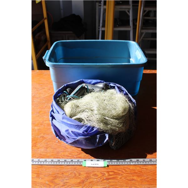 Trout Fishing Net & Tote