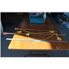 Image 1 : (2) Decorative Copper Trumpets - 46" x 35"