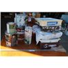Image 1 : (6) Paint Containers (Opened) & Paint Trays & Accessories - as is