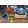 Image 1 : (5) Extension Cords & Assorted Nails & Hardware