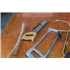 Image 3 : Nail Puller, Bow Saw, Saws, Rasps, Crescent Wrench, Misc.