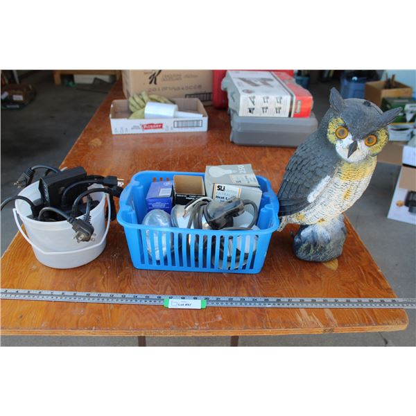 Electric Timers & Outdoor Owl & Lights Bulbs - Assorted