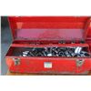 Image 2 : (2) Metal Portable Tool Boxes (One Tool Box Has Sockets - Assorted)