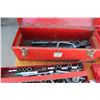 Image 4 : (2) Metal Portable Tool Boxes (One Tool Box Has Sockets - Assorted)