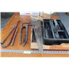 Image 1 : Pry Bars, Tire Iron, Punch, Tool Tray, Drill Bits - Assorted, Saw