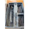 Image 3 : Pry Bars, Tire Iron, Punch, Tool Tray, Drill Bits - Assorted, Saw
