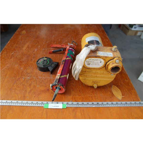 Monarch Pressure Pump - Says Re-built, Caulking Gun