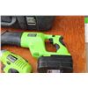 Image 5 : Kawasaki Battery Powered Tools & Case: Circular Saw, Reciprocating Saw, Drill, Charger, Flashlight