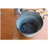 Image 5 : (4) Horse Shoes & Turn Buckles & Galvanized Pail