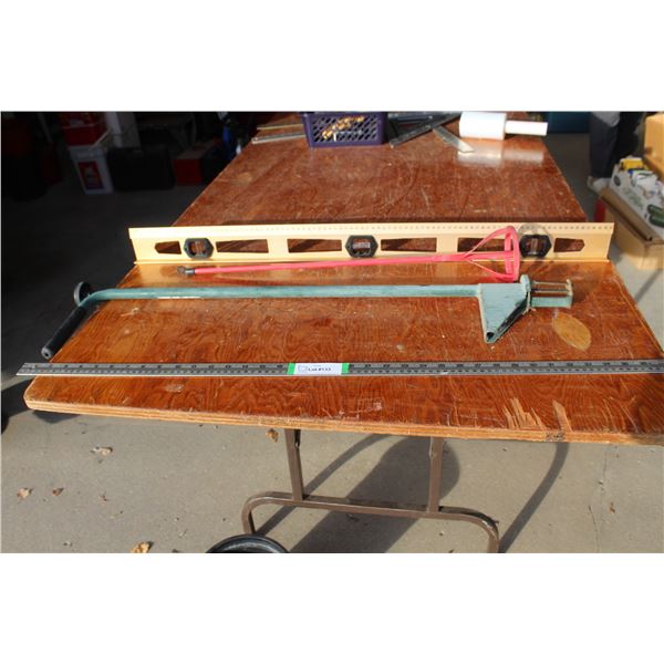 Dandelion Puller, Paint Mixer & Level - 36" Long