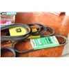 Image 3 : (10) John Deere & Assorted Mower Belts, Various & Work Gloves - NIB, Oil Filter Remover, Fishing Fil