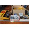 Image 1 : Photo Lot: Brownie Movie Titler Outfit (Partial Kit), Film Canisters, Yellow Slide Holders, Misc.