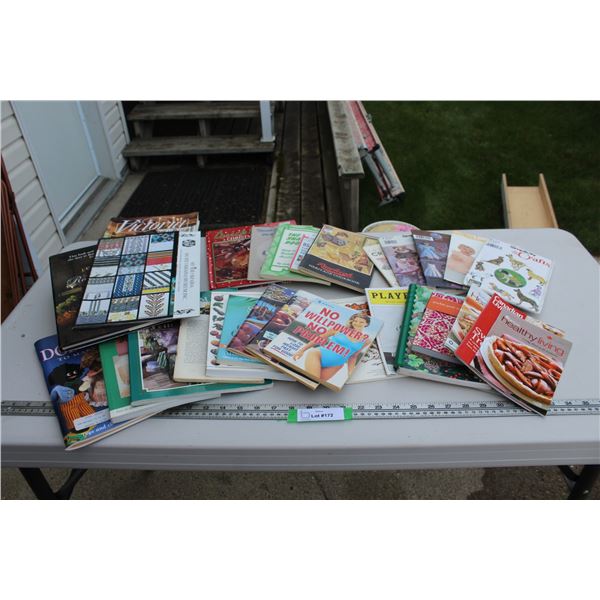 Craft Patterns, Victorian Magazines (Assorted), Raleigh Cookbook, Assorted Cookbooks, Misc.