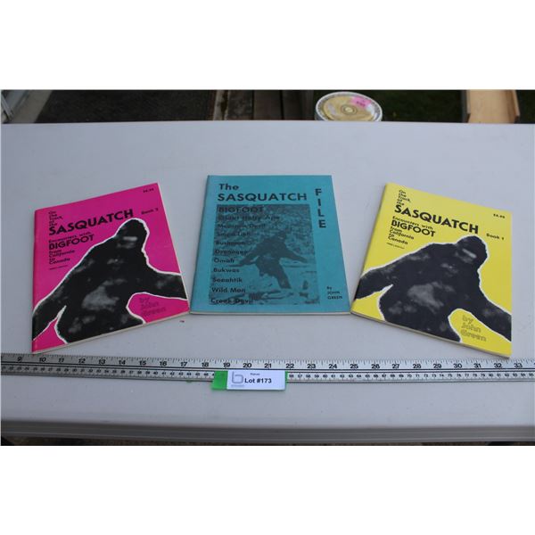 (3) Sasquatch/Bigfoot Books