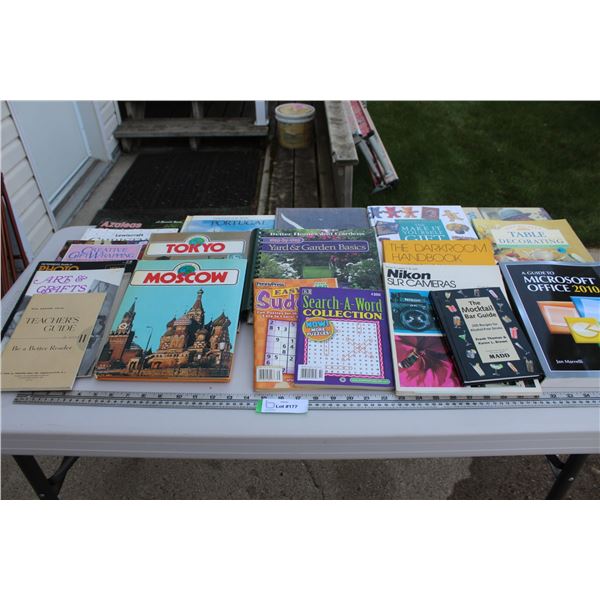 Book Lot: Cities, Art & Crafts, Photo Lab Books, Misc.