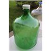 Image 2 : Green Glass Carboy - 20" Tall & Clear Glass Carboy - 20" tall