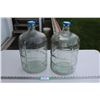 Image 1 : (2) Clear Glass Carboys - 16.5" Tall