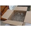 Image 4 : (2) 12" Frying Pans & (5) White Plates, (12) Clear Glasses