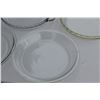 Image 4 : (5) Clear Glass PYREX Pie Plates - Various Sizes